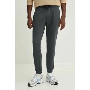 Tommy Jeans pantaloni de trening culoarea gri, neted, DM0DM20473 imagine