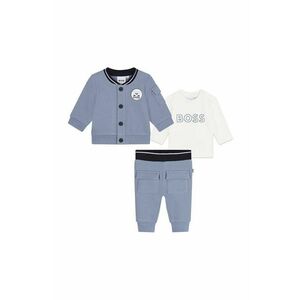 BOSS compleu bebe culoarea gri, J51067 imagine