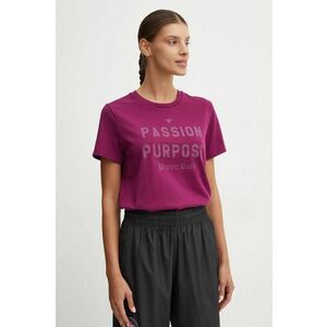 Under Armour tricou de antrenament Project Rock culoarea violet, 1387500 imagine