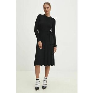 Answear Lab rochie culoarea negru, mini, evazati imagine