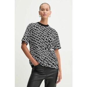 Karl Lagerfeld Jeans tricou din bumbac femei, culoarea negru, 246J1708 imagine