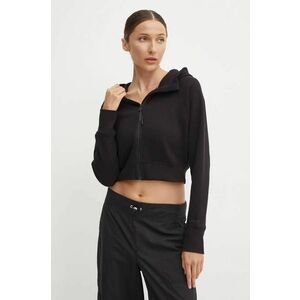 Dkny bluza femei, culoarea negru, neted imagine