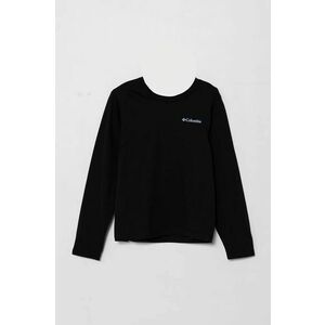 Columbia longsleeve din bumbac pentru copii Dobson Pass culoarea negru, cu imprimeu, 1954931 imagine