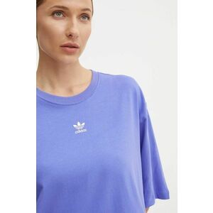 adidas Originals tricou din bumbac femei, culoarea violet, IY7327 imagine