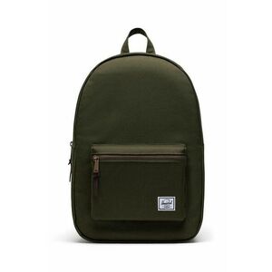 Herschel rucsac Settlement culoarea verde, mare, neted, 10005-04488-OS imagine