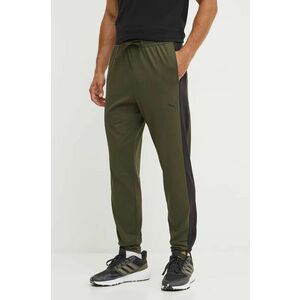 Puma pantaloni de antrenament Cloudspun culoarea verde, neted, 525717 imagine