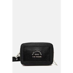 Karl Lagerfeld borseta de piele culoarea negru, 542451.815928 imagine