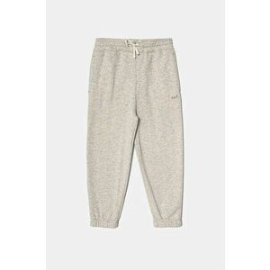 Abercrombie & Fitch pantaloni de trening pentru copii culoarea gri, melanj imagine