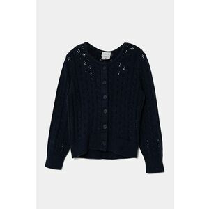 Abercrombie & Fitch cardigan copii culoarea albastru marin, light imagine