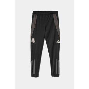 adidas Performance pantaloni de trening pentru copii REAL EU TR PNTY culoarea gri, modelator, IT5127 imagine