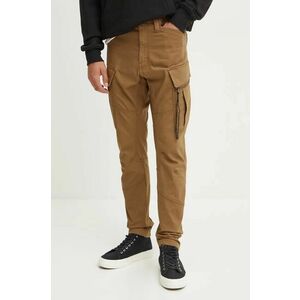 G-Star Raw pantaloni barbati, culoarea maro, cu fason cargo, D24307-D504 imagine