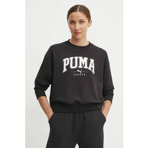 Puma bluza femei, culoarea negru, cu imprimeu, 681539 imagine