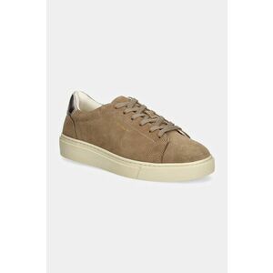 Gant sneakers din piele intoarsă Julice culoarea bej, 29533718 G188 imagine