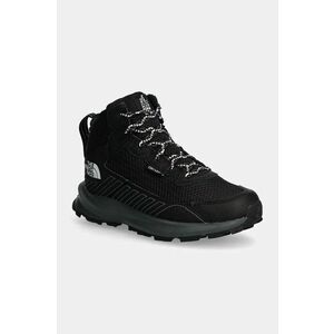 The North Face pantofi copii FASTPACK HIKER MID WP culoarea negru, NF0A7W5VKX71 imagine