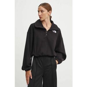 The North Face hanorac 100 Glacier culoarea negru, neted, NF0A89J9JK31 imagine