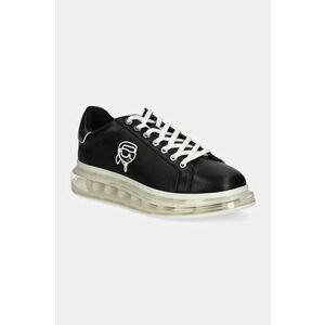 Karl Lagerfeld sneakers din piele KAPRI KUSHION culoarea negru, KL52632N imagine