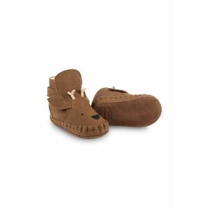 Donsje incaltaminte din piele pentru bebelusi Kapi Special Booties Stag culoarea maro, 1028303 imagine