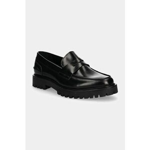 Pantofi penny loafer de piele imagine