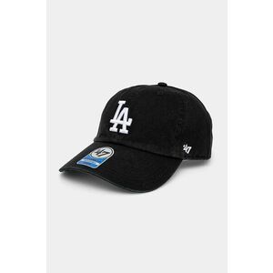 47 brand șapcă din bumbac pentru copii MLB Los Angeles Dodgers culoarea negru, cu imprimeu, B-RGW12GWS-BKJ_KIDS imagine