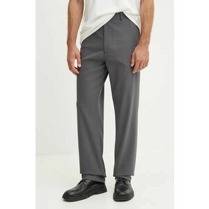 Iceberg pantaloni barbati, culoarea gri, drept, B140 0164 imagine