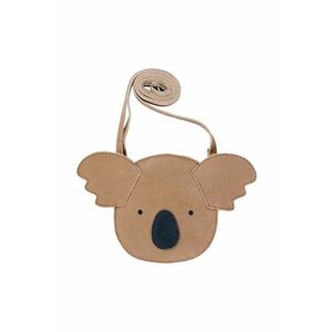 Donsje geanta de mana din piele pentru copii Britta Classic Purse Koala culoarea bej, 5001006 imagine