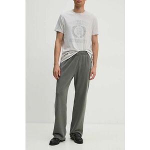 ZADIG&VOLTAIRE pantaloni de trening din bumbac culoarea gri, neted, JMPA00017 imagine