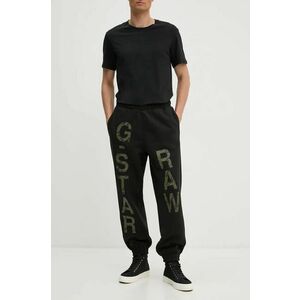 G-Star Raw pantaloni de trening culoarea negru, cu imprimeu, D25531-D733 imagine