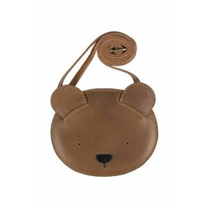 Donsje geanta de mana din piele pentru copii Britta Classic Purse Bear culoarea maro, 5001001 imagine