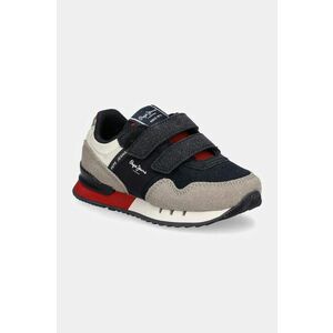 Pepe Jeans sneakers pentru copii LONDON PARK culoarea gri, PBS40009 imagine