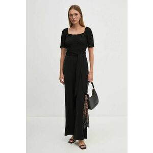 Dkny salopeta culoarea negru, cold shoulder, DD4E2933 imagine