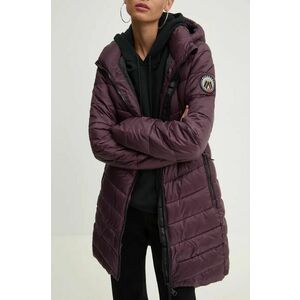 Superdry geaca femei, culoarea violet, de tranzitie, W5011719A-C4J imagine