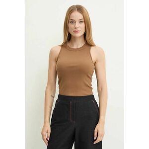 Max Mara Leisure top femei, culoarea maro, 2426946068600 imagine