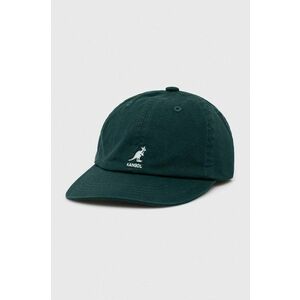 Kangol șapcă de baseball din bumbac culoarea verde, cu imprimeu imagine