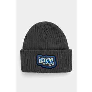 Puma caciula copii Comic Beanie culoarea gri, din tesatura neteda, 256430 imagine