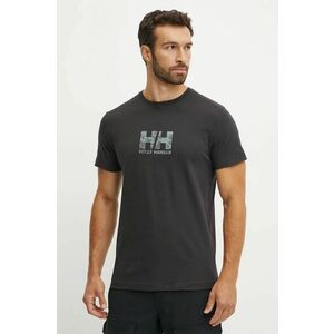 Helly Hansen tricou din bumbac CORE GRAPHIC barbati, culoarea negru, modelator, 53936 imagine