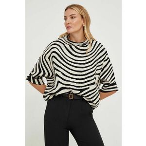 Answear Lab pulover femei, culoarea negru, cu turtleneck imagine