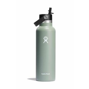 Hydro Flask sticla termica 21 Oz Standard Flex Straw Cap Agave culoarea verde, S21FS374 imagine