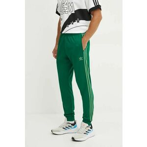 adidas Originals pantaloni de trening Adicolor Classics culoarea verde, cu imprimeu, IY8729 imagine