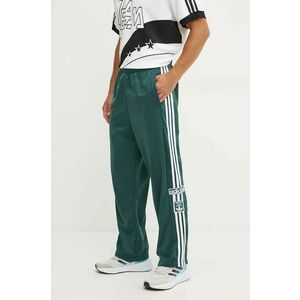 adidas Originals pantaloni de trening Adibreak culoarea verde, cu imprimeu, IY9928 imagine