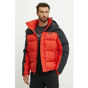 Columbia geaca Snowqualmie barbati, culoarea rosu, de iarna, 2090761 imagine