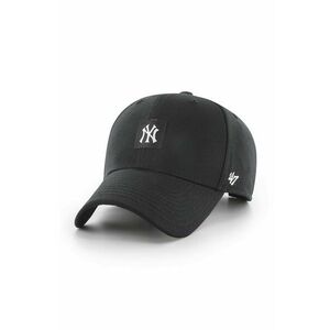 47brand șapcă de baseball din bumbac Mlb New York Yankees culoarea negru, cu imprimeu imagine