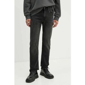 Levi's jeansi 502 TAPER barbati, culoarea negru imagine