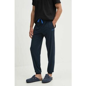 BOSS pantaloni de lounge culoarea albastru marin, neted, 50515305 imagine