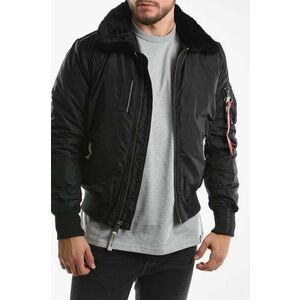 Alpha Industries geacă bomber Injector III bărbați, culoarea negru, de tranziție 143104.03-black imagine