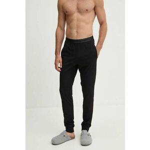 United Colors of Benetton pantaloni lounge din bumbac culoarea negru imagine