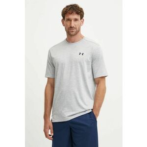 Under Armour tricou de antrenament Tech Vent culoarea gri, melanj imagine