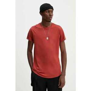 G-Star Raw tricou din bumbac barbati, culoarea alb, neted imagine