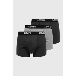 Levi's boxeri 3-pack barbati, culoarea gri imagine