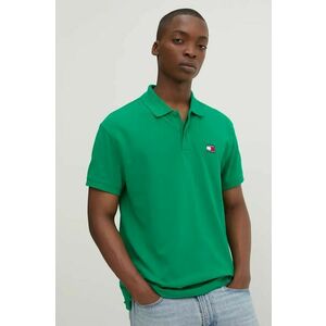 Tommy Jeans polo de bumbac neted, DM0DM18314 imagine