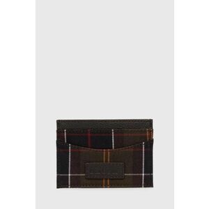 Barbour card holder Tartan Cardholder culoarea verde, MLG0047 imagine